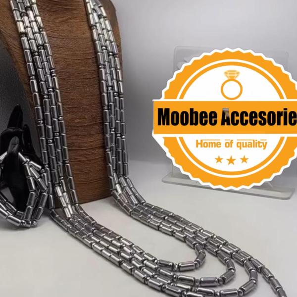 Elegant Silver Bead Jewelry Set